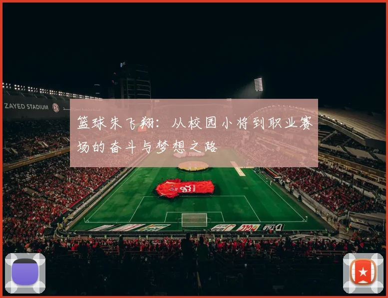 篮球朱飞翔:从校园小将到职业赛场的奋斗与梦想之路